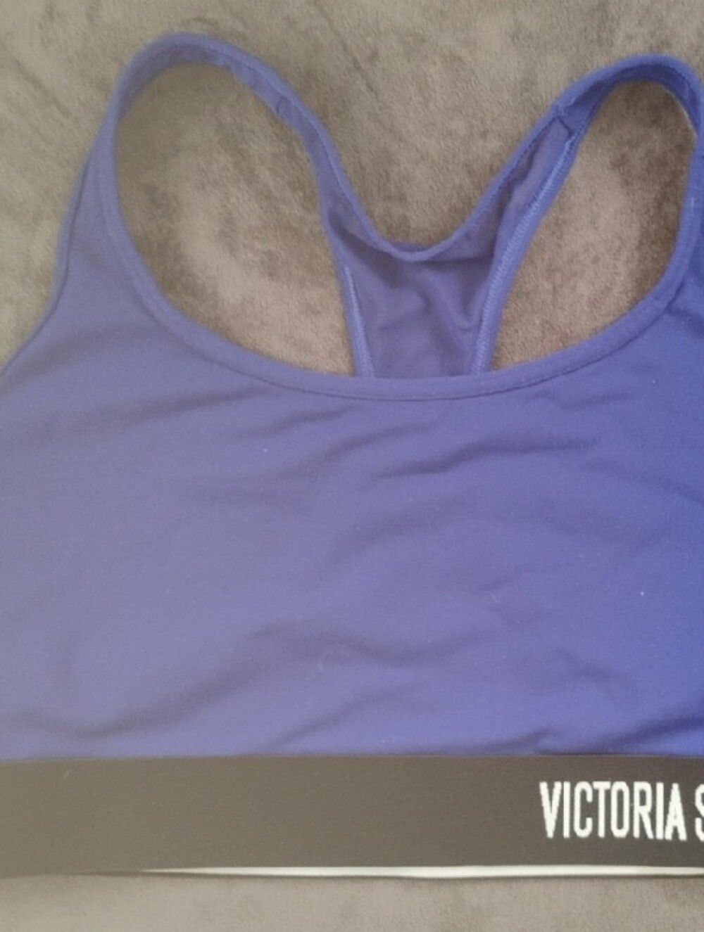 Victoria's Secret Deep Purple Racerback Sports Bra